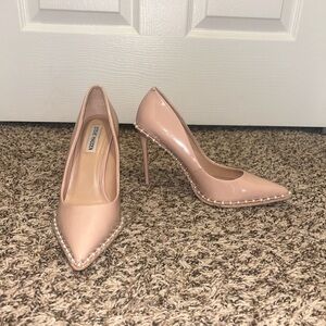 Steve Madden Blush & Pearl Pointed Stiletto Heels